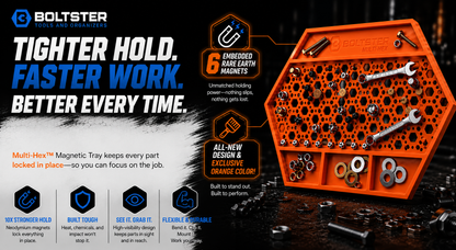 COMING SOON Boltster Multi-Hex Magnetic Organizing Tray