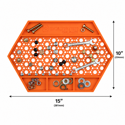 COMING SOON BOLTSTER MULTI-HEX® — Magnetic Fastener & Small Parts Organizing Tray