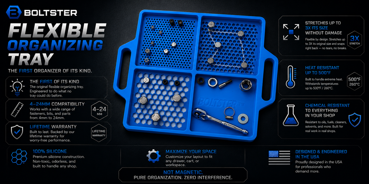 Boltster Flexible Organizing Tray