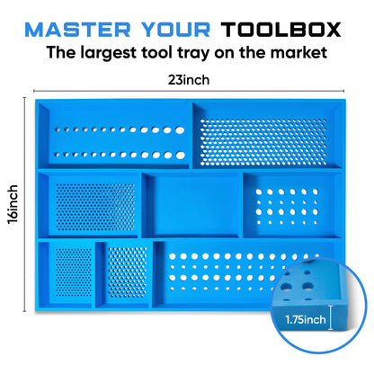 TOP BOX TOOL TRAY —XL Fastener Organizing Tray